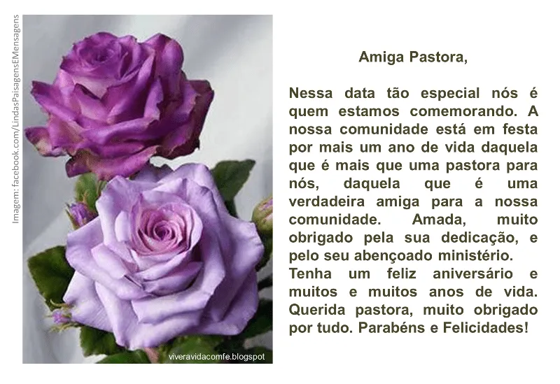 Mensagem de aniversário para pastora evangélica: Mensagem de ... Mensagem de aniversário para pastora evangélica: Mensagem de ...