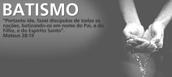 Mensagem para batismo evangélico - Imagui