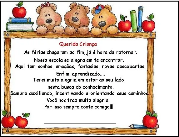 Mensagem de boas vindas | SEM USO