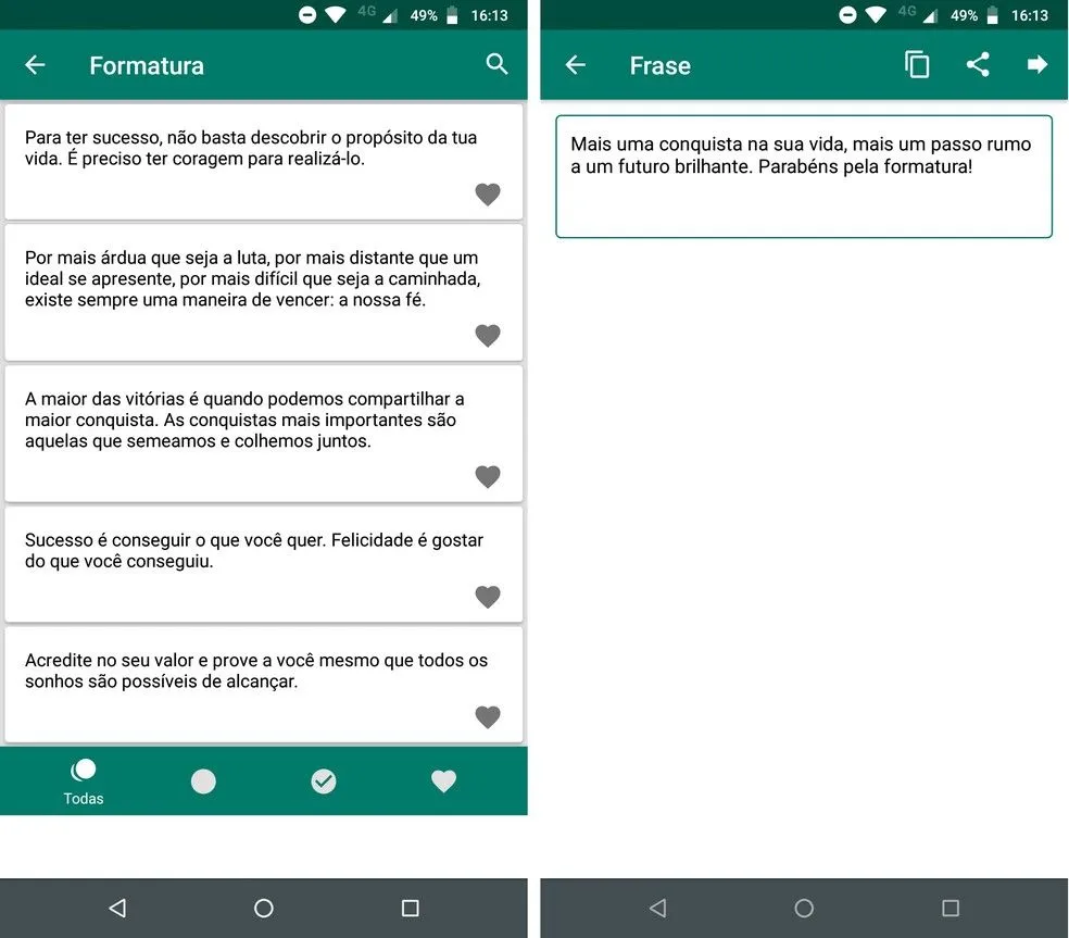 Mensagem para convite de formatura: cinco apps com frases Mensagem para convite de formatura: cinco apps com frases