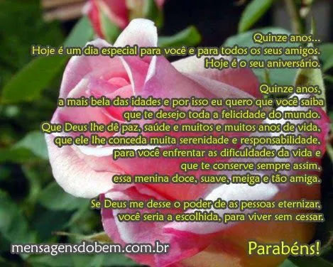 Mensagens De 15 Anos 3 | Search Results | News Today