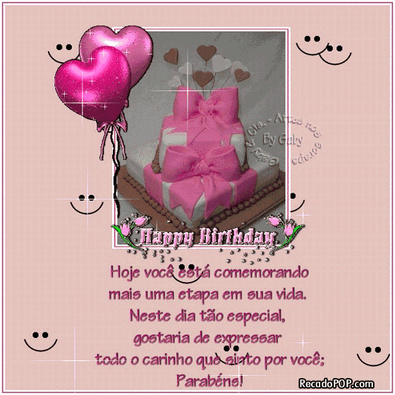 Mensagens de Aniversário para Facebook
