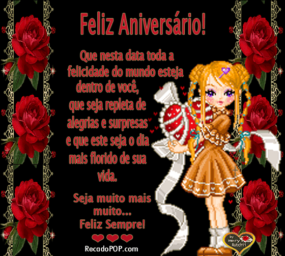 Mensagens de Aniversário para Facebook