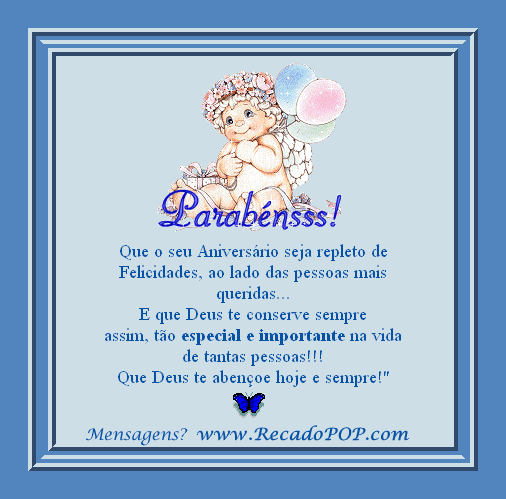 Mensagens de Aniversário para Facebook
