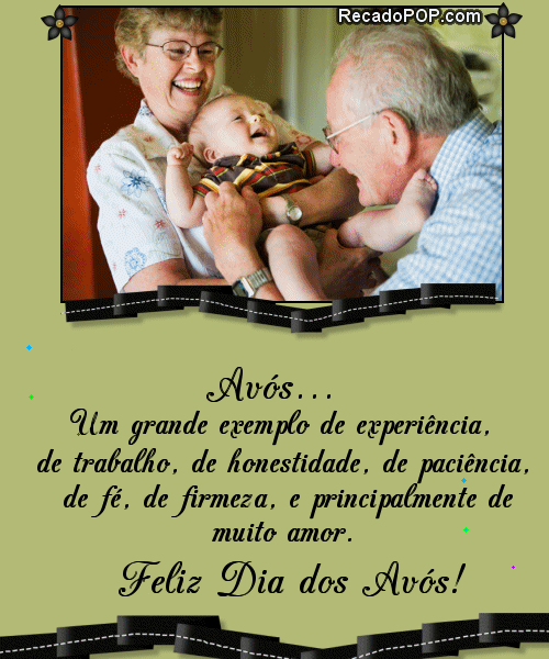 Mensagens de Dia dos Avós para Facebook