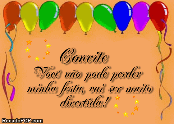 Mensagens de Convite de Aniversário para Facebook