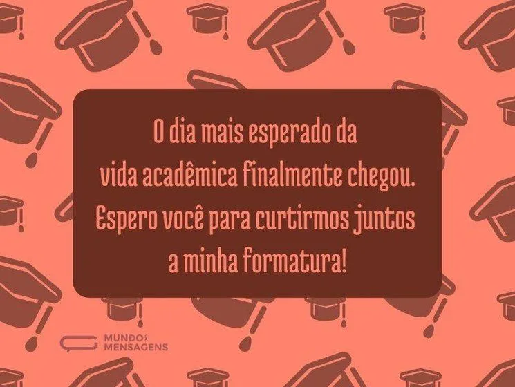 Mensagens para Convite de Formatura - Mundo das Mensagens Mensagens para Convite de Formatura - Mundo das Mensagens
