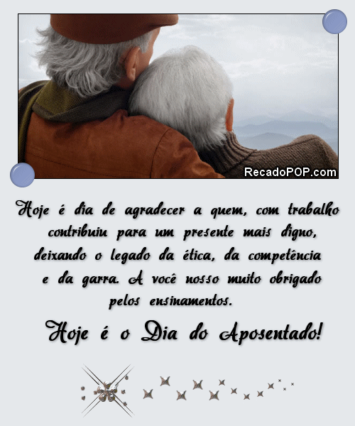 Mensagens de Dia do Aposentado para Facebook Mensagens de Dia do Aposentado para Facebook
