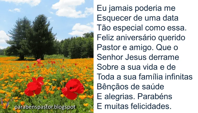 Mensagens Evangelicas Para Aniversario De Pastor, Mensagem ...