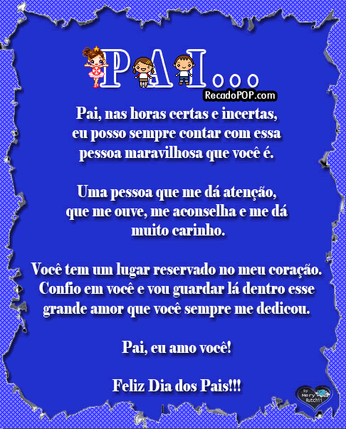 Mensagens de Dia dos Pais para Facebook