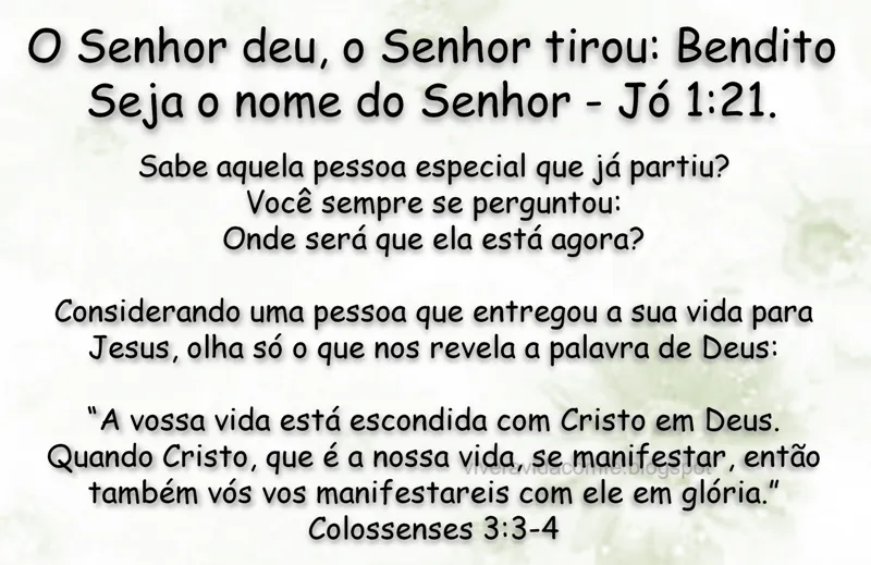 Mensagens de Fé da Palavra de Deus: Outubro 2014