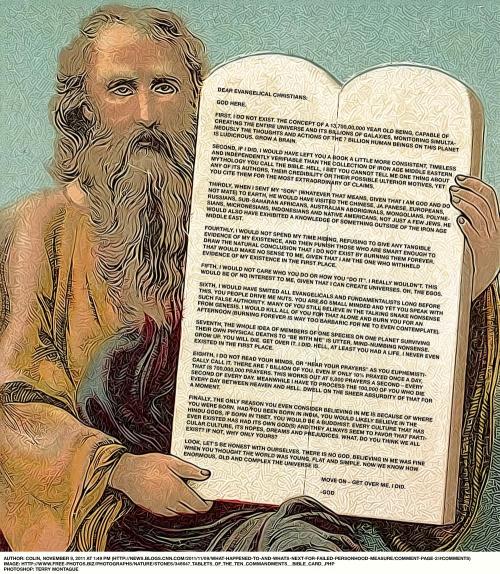 Mensaje de dios a los cristianos evangélicos ~ De Avanzada