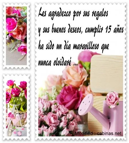 MENSAJES DE AGRADECIMIENTOS POR 15 AñOS|GRACIAS POR VENIR A MIS 15 ... MENSAJES DE AGRADECIMIENTOS POR 15 AñOS|GRACIAS POR VENIR A MIS 15 ...