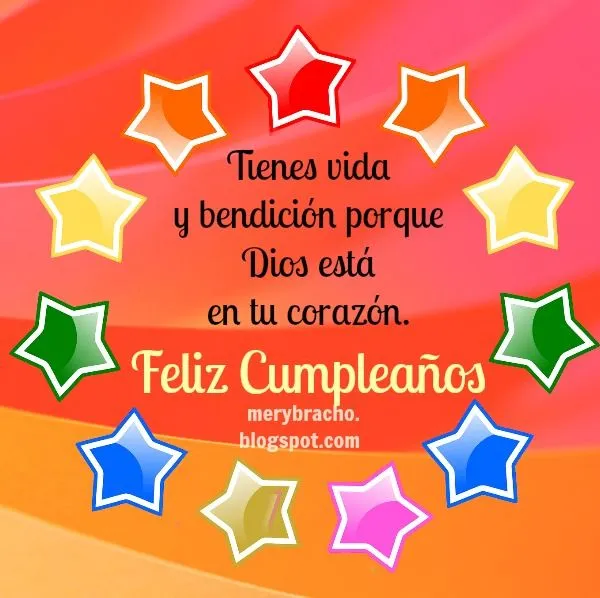 Mensajes Cristianos de Cumpleaños. Frases Cortas | Entre Poemas y ...