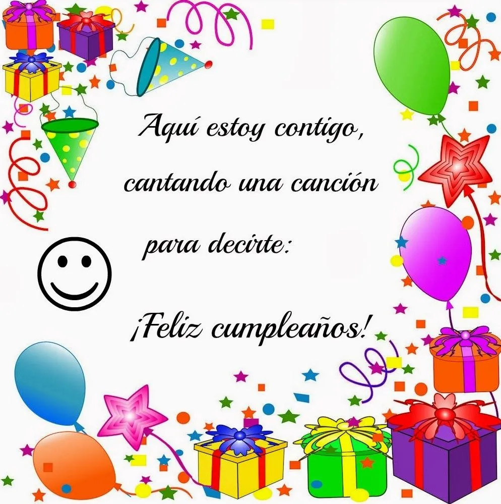 Mensajes para felicitar por Cumpleaños en dibujos | Dibujos para Niños