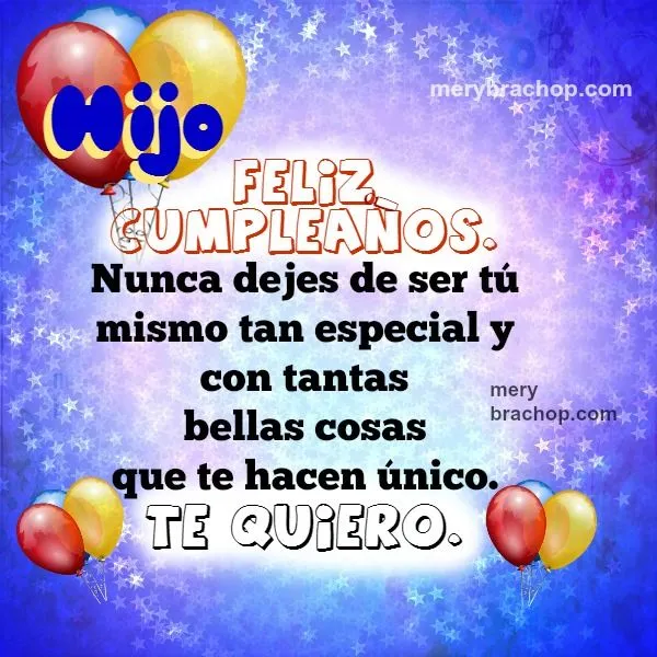 Mensajes de Feliz Cumpleaños para un Hijo | Entre Poemas y Vivencias