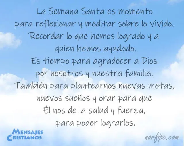 Mensajes, frases e imágenes para enviar a tus amigos y familiares por Semana Santa | Facebook | WhatsApp | Tendencias | La República Mensajes, frases e imágenes para enviar a tus amigos y familiares por Semana Santa | Facebook | WhatsApp | Tendencias | La República