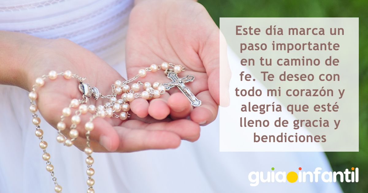 Mensajes con mucha fe para felicitar la Primer Comunión de los niños