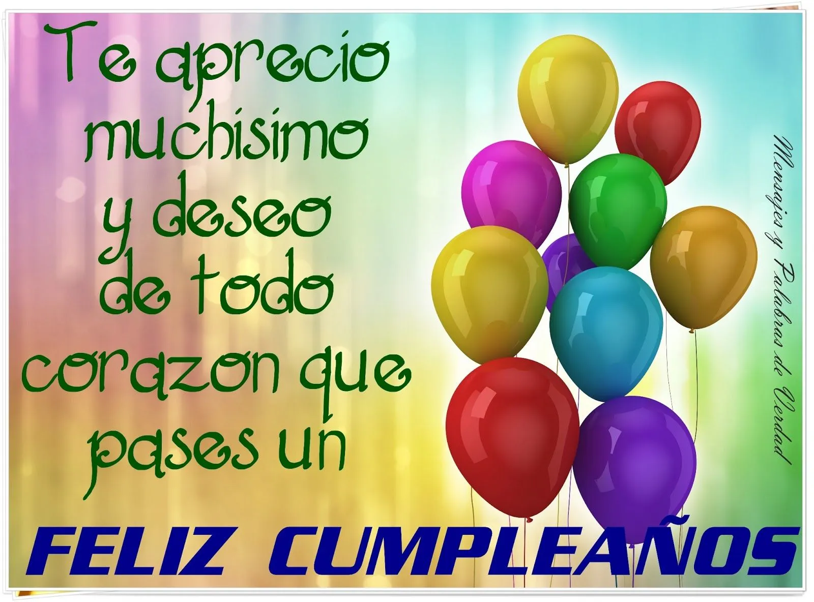 Mensajes y Palabras de Verdad: Feliz cumpleaños. Imagenes para ... Mensajes y Palabras de Verdad: Feliz cumpleaños. Imagenes para ...