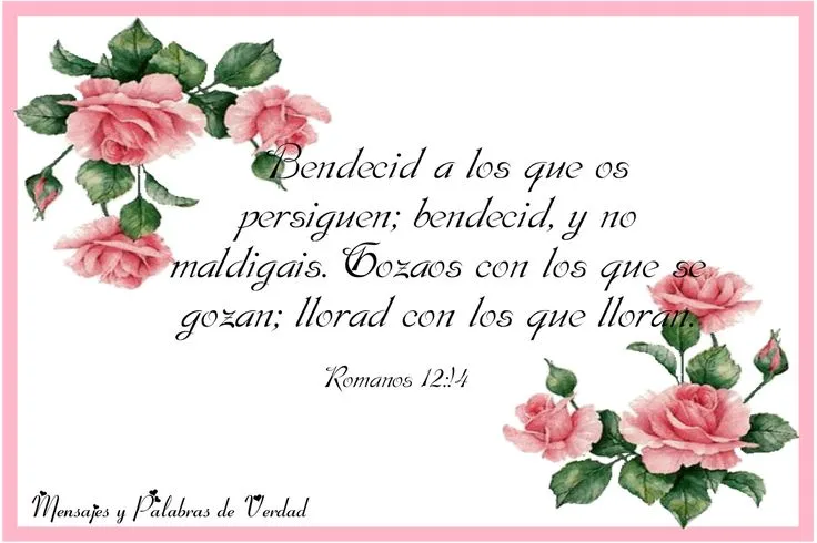 Mensajes y Palabras de Verdad: Versiculos Bíblicos, para compartir ...
