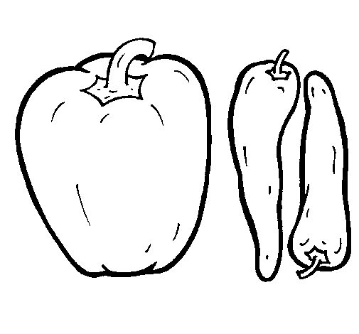Chiles para dibujar - Imagui