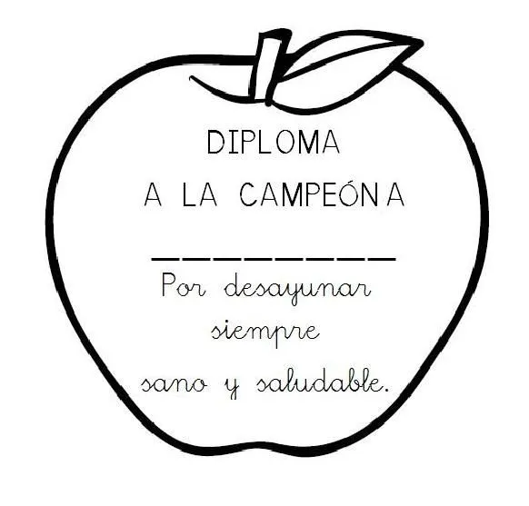 Menta Más Chocolate - RECURSOS PARA EDUCACIÓN INFANTIL: Diplomas ...