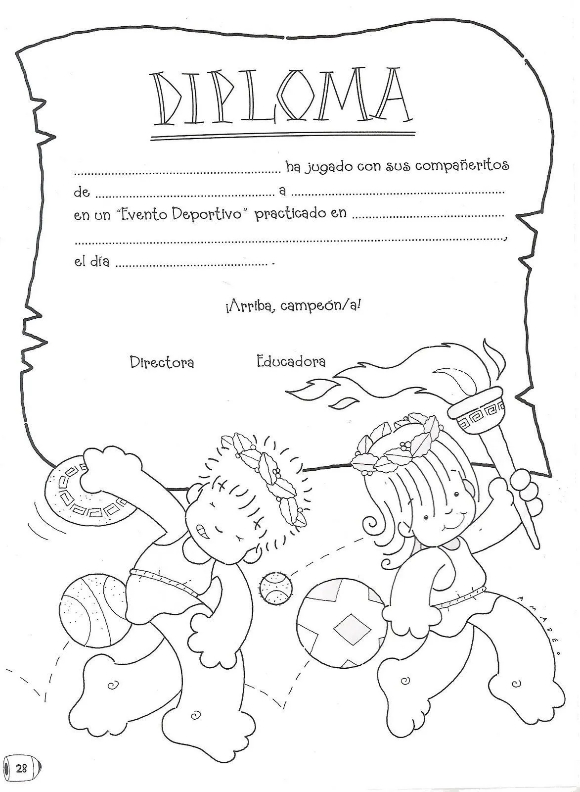 Menta Más Chocolate - RECURSOS PARA EDUCACIÓN INFANTIL: Diploma ...