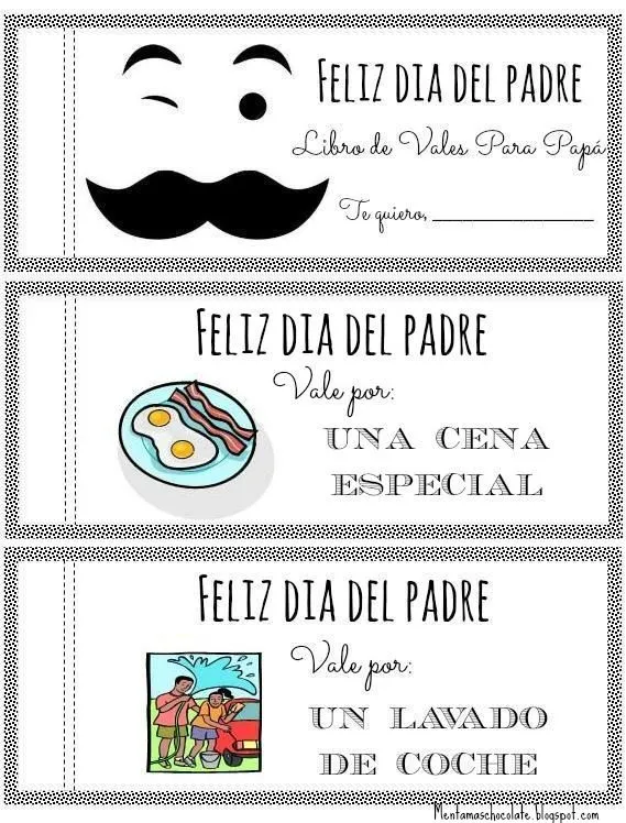 Menta Más Chocolate - RECURSOS PARA EDUCACIÓN INFANTIL: Vales para ... Menta Más Chocolate - RECURSOS PARA EDUCACIÓN INFANTIL: Vales para ...