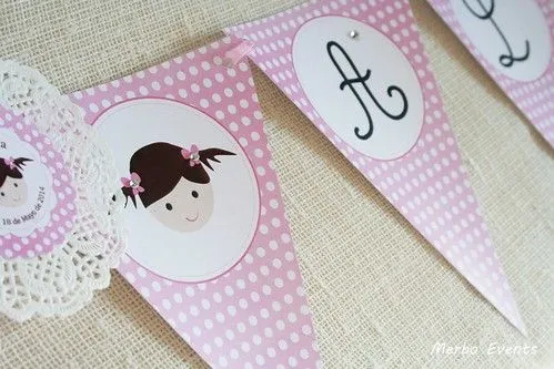 Merbo Events: Bautizo para niña en rosa