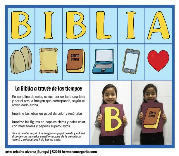 Mes de la Biblia | Caja de Ideas con Cristina y Tía Margarita Mes de la Biblia | Caja de Ideas con Cristina y Tía Margarita