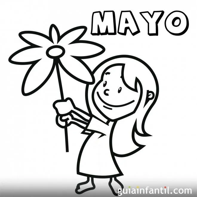 Mes de mayo de 2015 para colorear - Calendario de 2015 para ...