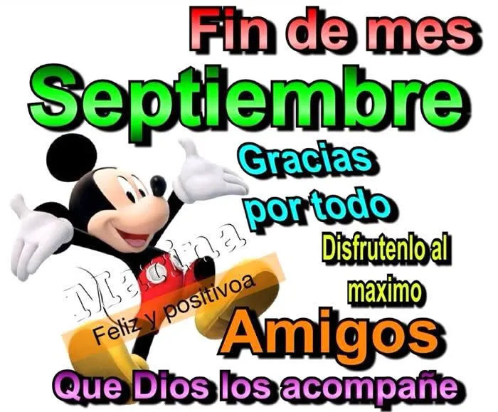 Fin de mes Septiembre, gracias por todo imagen #8478