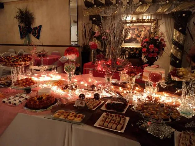 Mesas de snack para XV años - Imagui