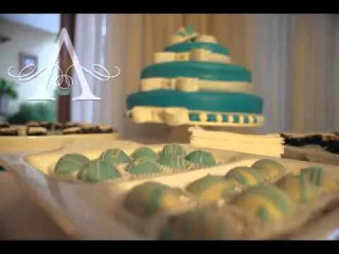 Mesa de Bocaditos "Baby Shower Hombre" - Desserts Table - YouTube