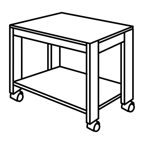 Pinto Dibujos: Mesa con ruedas para colorear Pinto Dibujos: Mesa con ruedas para colorear