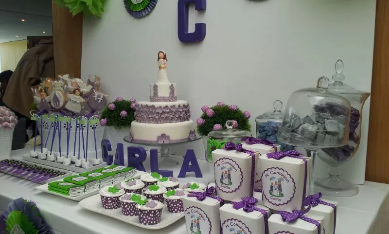Mesa dulce comunión Carla | Bolas de Chicle Mesa dulce comunión Carla | Bolas de Chicle