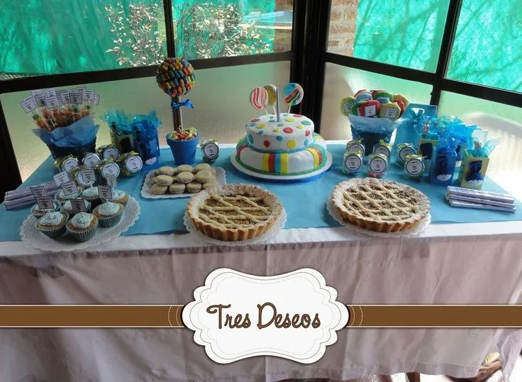 Mesa Dulce para Bautismo y Primer Año. | Ambientación de Eventos ...