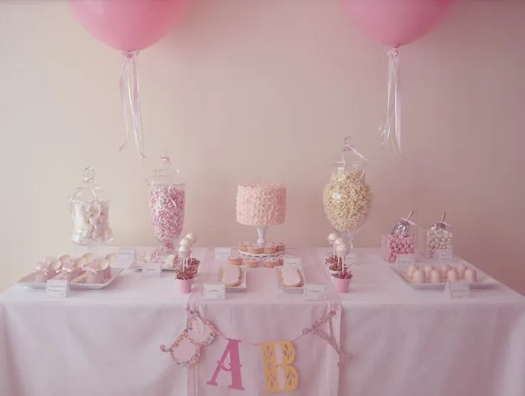 Mesa Dulce "Baby Shower" para celebrar el bautizo de una niña ... Mesa Dulce "Baby Shower" para celebrar el bautizo de una niña ...