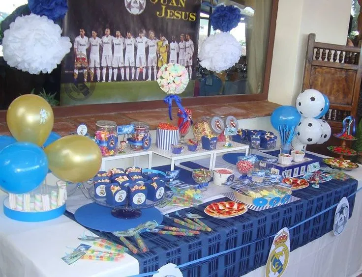 mesa dulce real madrid. cumpleaños. comunión. eventos | Mesas ... mesa dulce real madrid. cumpleaños. comunión. eventos | Mesas ...