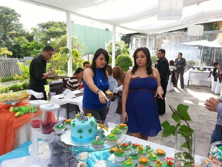 Mesa de dulces para Baby Shower. Tema Baby Safari | Baby Shower ...