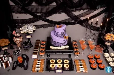 Mesa de dulces: un Halloween “vintage” - Paperblog Mesa de dulces: un Halloween “vintage” - Paperblog