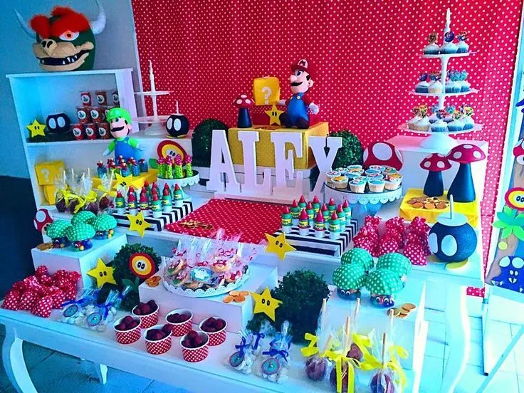 Mesa de dulces | Mario bros | Pinterest | Mesas Mesa de dulces | Mario bros | Pinterest | Mesas