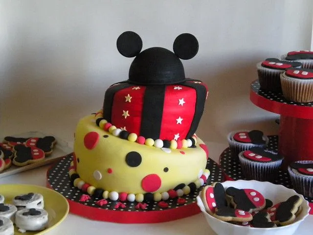 Mesa de dulces de Mickey Mouse - Imagui