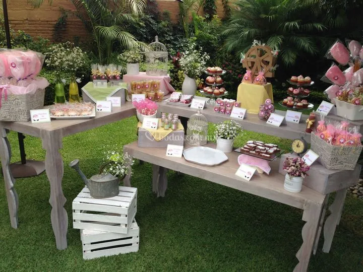 Mesa dulces y postres Country de La Mandarina | Fotos Mesa dulces y postres Country de La Mandarina | Fotos