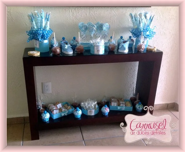 Baby shower niño/ Mesa de dulces on Pinterest | Mesas, Cup Cakes ...