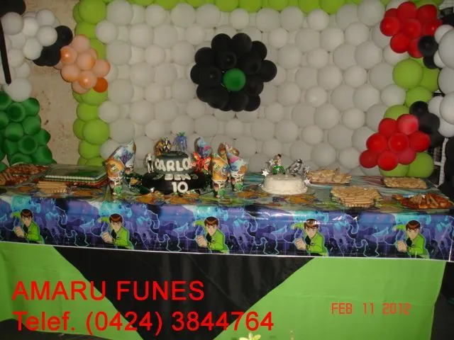 MESA DE FANTASIA BLANCANIEVES Y DECORACION CON GLOBOS FOTO ...