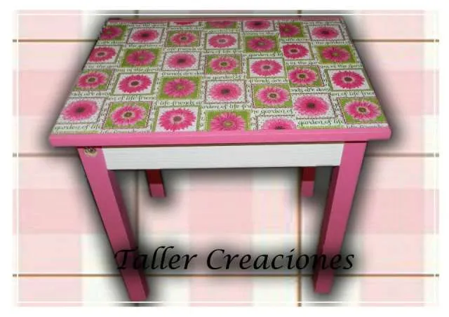 Mesa infantil, decorada para niña!!! - Montevideo, Uruguay ... Mesa infantil, decorada para niña!!! - Montevideo, Uruguay ...