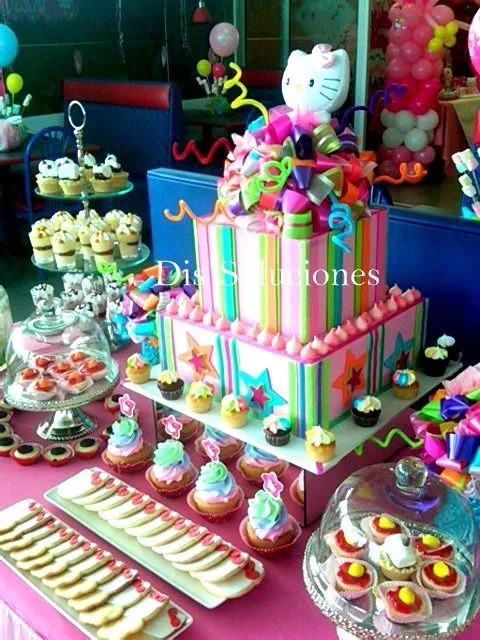 Mesa de Postre Hello Kitty | ideas para Fiestas! | Pinterest ...