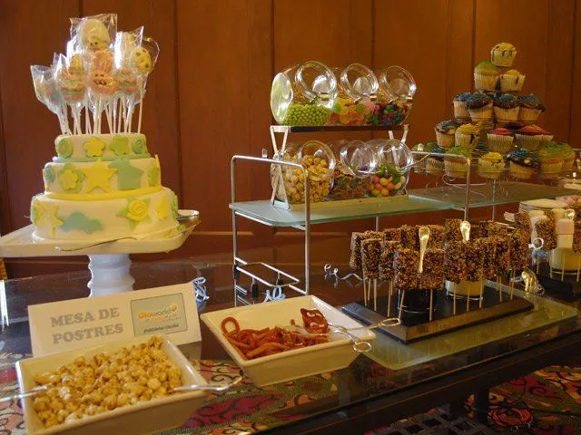 Mesa de postres infantiles - Imagui