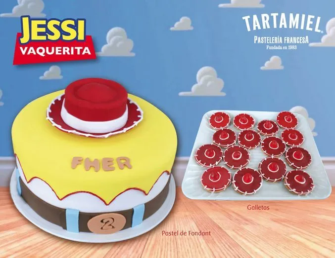 Mesa de postres, Pastel fondant , Galletas .. Jessi Vaquerita ...